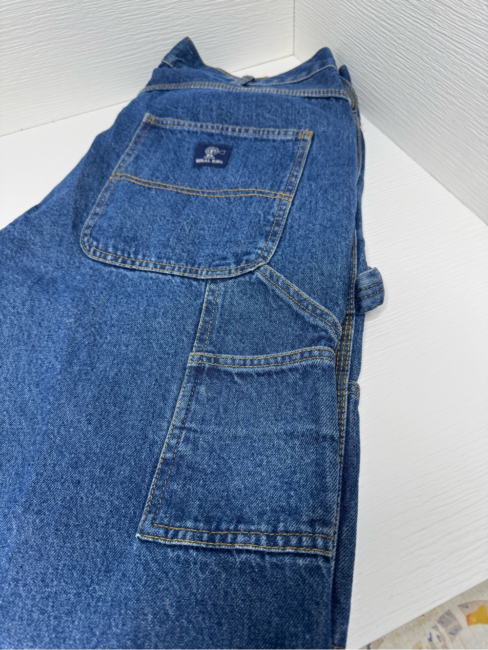 Timberland PRO Men's Dark Blue Work Jeans with Utility Pockets
